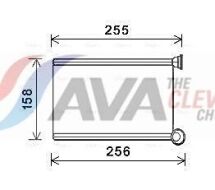 Радиатор отопления Renault Megane II 2005–