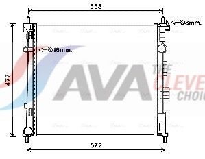 Радиатор охлаждения EVALIA 1.5 10-, NV200 1.5 10-, NV200 1.5 10-