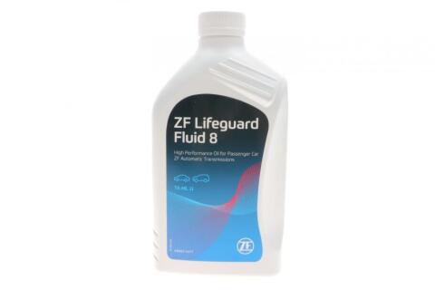 Трансмісійна олива ZF Lifeguard Fluid 8, 1 літр Трансмісійна олива ZF Lifeguard Fluid 8, 1 літр