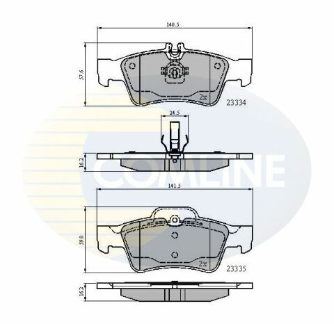 CBP01118 Comline - Тормозные колодки для дисков