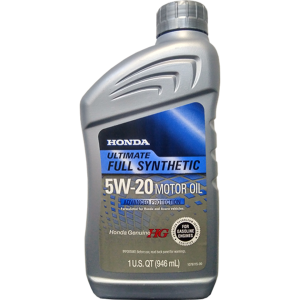 Моторное масло Honda Ultimate 5W-20, 0,946 л
