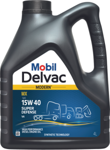 Моторна олива Mobil DELVAC MODERN Super Defense V4 15W-40, 4 літри