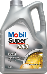 Моторна олива Mobil Super 3000 Formula V 0W-30, 5 літрів