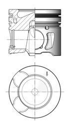 Поршень двигуна CITROEN / FIAT / LAND ROVER / PEUGEOT 85,60 2.2 HDi Поршень двигуна CITROEN / FIAT / LAND ROVER / PEUGEOT 85,60 2.2 HDi