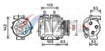 Компресор кондиціонера HONDA CR-V I 2.0 98-, CR-V II 2.0, 2.4 01-