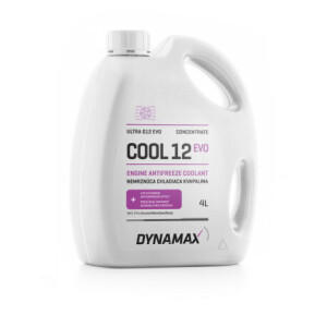 Антифриз DYNAMAX COOL ULTRA G12 EVO, 4 литра