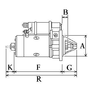 Стартер MB Vario/Atego 96- (24V/4KW) = 111982 Стартер MB Vario/Atego 96- (24V/4KW) = 111982