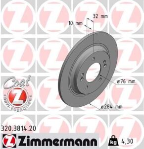 Диск тормозной Coat Z