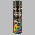 Емаль аерозольна з ефектом Рідка гума Motip карбон 500 мл