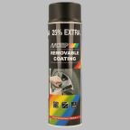 Емаль аерозольна з ефектом Рідка гума Motip чорний матовий 500 мл