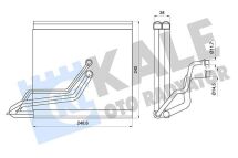 Випарник сист. кондиціонування SKODA, VW, SEAT