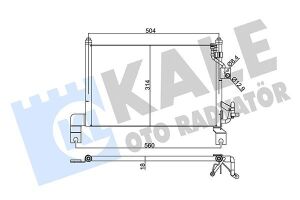 Радіатор кондиціонера (конденсатор) Ranger 02-, Mazda B-Serie