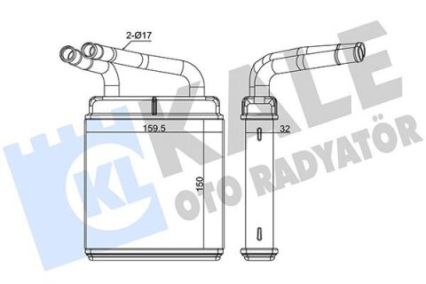 Радиатор отопления L300 90-08