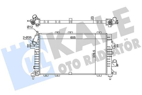 Радиатор охлаждения Astra H 1.3/1.9CDTI 1.3/1.9CDTI Радиатор охлаждения Astra H 1.3/1.9CDTI 1.3/1.9CDTI