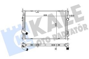 Радіатор охолодження двиг. QASHQAI / QASHQAI +2 I 1.6 dCi 11-