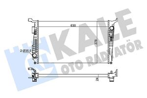 Радіатор сист. охолодження Duster 1.5dCi 11-