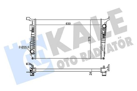 Радіатор сист. охолодження Duster 1.5dCi 11- Радіатор сист. охолодження Duster 1.5dCi 11-