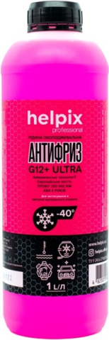 Антифриз HELPIX G12+ (червоний), 1 літр Антифриз HELPIX G12+ (червоний), 1 літр