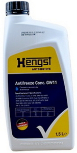 Антифриз HENGST FILTER Antifreeze Conc. GW11 (синій), 1,5 літра