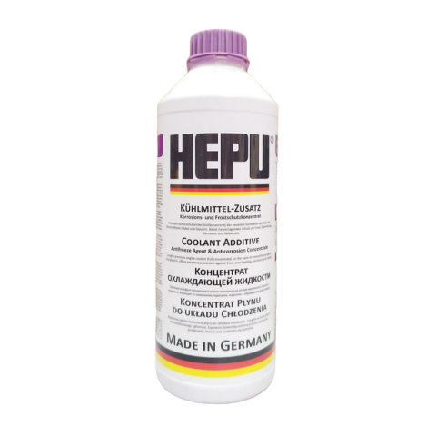 Антифриз HEPU G12 Plus (фіолетовий) концентрат, 1,5 літра