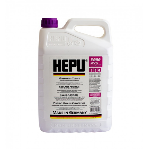 Антифриз HEPU G12 evo (фіолетовий), 5 літрів