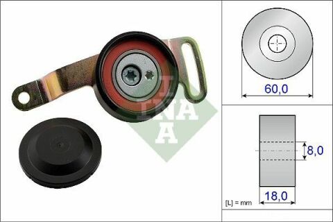 Ролик генератора Smart 0.7/0.8CDI 01- (натяжний) (60x18), M160/OM660