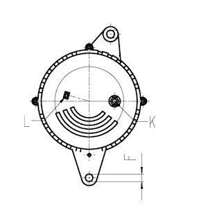 Генератор VW LT 2.4/2.4 D/TD 78-96 (14V/65A) = 112149 Генератор VW LT 2.4/2.4 D/TD 78-96 (14V/65A) = 112149