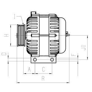 Генератор Volvo C30/C70/S60/S80/V60/V70/XC60/XC70/XC90 2.0-2.5D 07-18 (14V/180A) = 115412 Генератор Volvo C30/C70/S60/S80/V60/V70/XC60/XC70/XC90 2.0-2.5D 07-18 (14V/180A) = 115412