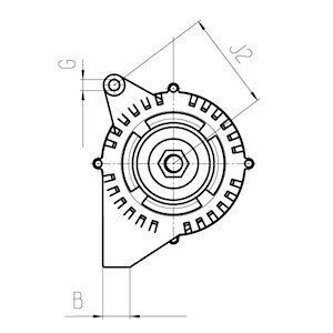 Генератор Volvo C30/C70/S60/S80/V60/V70/XC60/XC70/XC90 2.0-2.5D 07-18 (14V/180A) = 115412 Генератор Volvo C30/C70/S60/S80/V60/V70/XC60/XC70/XC90 2.0-2.5D 07-18 (14V/180A) = 115412