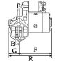 Стартер Ford Transit 2.2 TDCi RWD 11-18 (12V/1.7kw) (z=12) = 115732, фото 10 - інтерент-магазин Auto-Mechanic