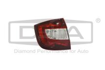 Фонарь задний  левый темно-красный темно-красный