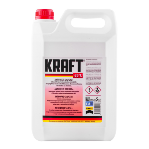 Антифриз KRAFT Automotive Red G12/G12+ -35C, 5 літрів