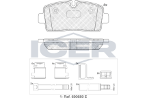 Колодки гальмівні (задні) Iveco Daily VI 14-