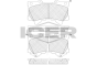 Колодки тормозные (передние) Lexus LX/Toyota Land Cruiser 300 3.3/3.4 21- (Advics), фото 1 - интернет-магазин Auto-Mechanic