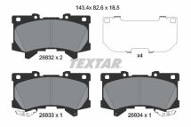 Колодки гальмівні (передні) Lexus LX/Toyota Land Cruiser 300 3.3/3.4 21- (Advics)