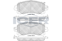 Колодки гальмівні (передні) Subaru Impreza/Outback/XV 17- Колодки гальмівні (передні) Subaru Impreza/Outback/XV 17-