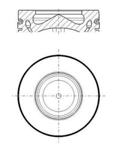 Поршень BMW 5 (F10/G30/F90/F11) 2.0 d (B47 D20 A) 13- (STD)