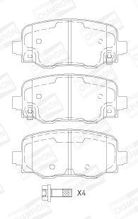 Гальмівні колодки задні FIAT 500X 2.0 D Multijet 14-18, JEEP RENEGADE SUV 2.0 CRD 14- Гальмівні колодки задні FIAT 500X 2.0 D Multijet 14-18, JEEP RENEGADE SUV 2.0 CRD 14-
