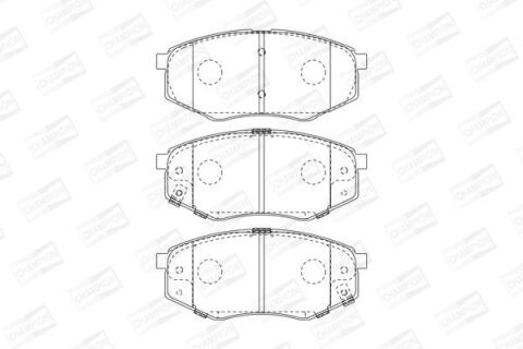 Тормозные колодки передние HYUNDAI ix20,Kia Soul II 10-