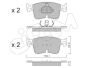 Комплект тормозных колодок передние VW CADDY CALIFORNIA V Camper (SBB, SBJ) 2.0 TDi BMT 20-, фото 1 - интернет-магазин Auto-Mechanic