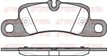 Гальмівні колодки задні Porsche 911 (991) 3.8 Carrera 4S 2012–2019 Гальмівні колодки задні Porsche 911 (991) 3.8 Carrera 4S 2012–2019