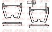 Тормозные колодки передние Audi A4 B7 (8EC) RS4 quattro 2005–2008