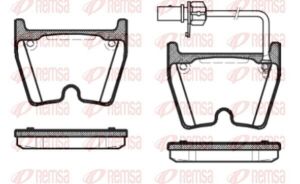 Тормозные колодки передние AUDI A4 B7 (8EC) RS4 quattro 05-08