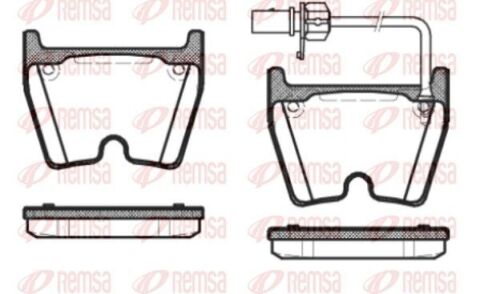 Тормозные колодки передние AUDI A4 B7 (8EC) RS4 quattro 05-08 Тормозные колодки передние AUDI A4 B7 (8EC) RS4 quattro 05-08