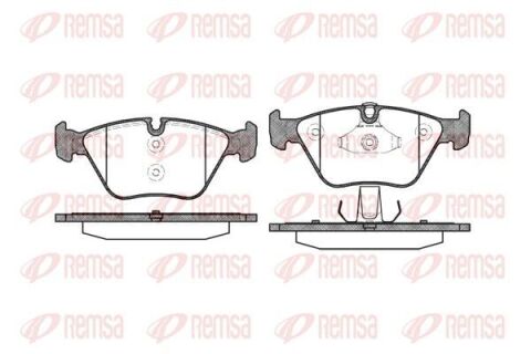 Гальмівні колодки передні BMW 2,5/3,0: E46, X3(E83) Гальмівні колодки передні BMW 2,5/3,0: E46, X3(E83)
