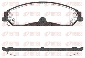 Тормозные колодки передние Chrysler 300C 04–