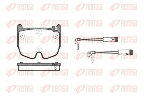 Гальмівні колодки передні DB E-CLASS (W211) E 55 AMG Kompressor 02-08 Гальмівні колодки передні DB E-CLASS (W211) E 55 AMG Kompressor 02-08