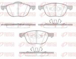 Гальмівні колодки передні FORD C-Max,Focus II,III,Kuga I,II Mazda 3,5,Volvo 03-