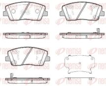Тормозные колодки передние Kia Stinger (CK) 2.0 T-GDI 4WD 2017–