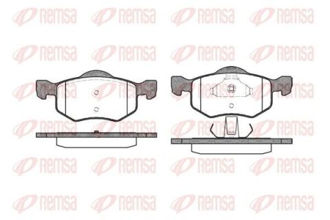 Гальмівні колодки передні MAZDA Tribute, Ford Maverick 01- Гальмівні колодки передні MAZDA Tribute, Ford Maverick 01-